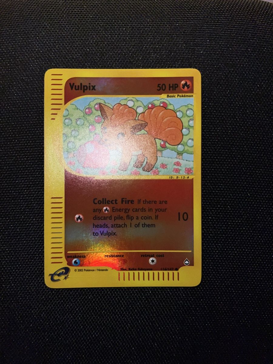 Pokémon Sammelbilder & Trading cards: Vulpix Aquapolis Reverse English – Gebraucht aus Basel von luc_8ghp