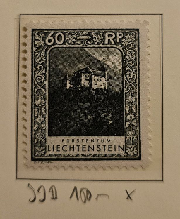 Tutti i francobolli: FL 93B ! UNGEBRAUCHT ! KAT 150.-- ! – Nuovo (secondo la descrizione) da Rombach venduto da Kunstmarkart