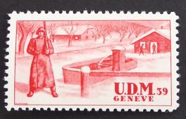 Soldatenmarken - U.D.M. Genève 39 - Wi UDM 6 -  *
