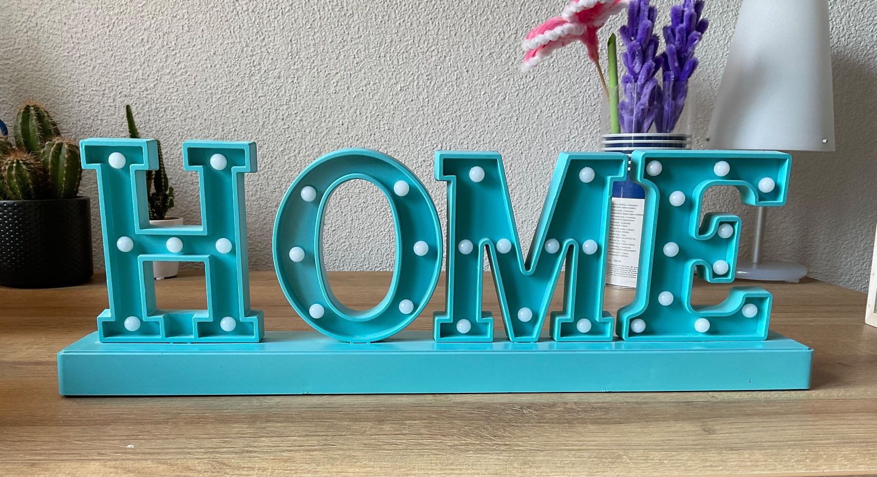 Alle Dekorationen: Home Deko Leuchtschrift – Gebraucht aus Ellikon a d Thur von sar_l8sf 1