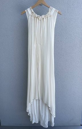 Kaviar Gauche Seidenkleid Ivory Gr. XS/S 