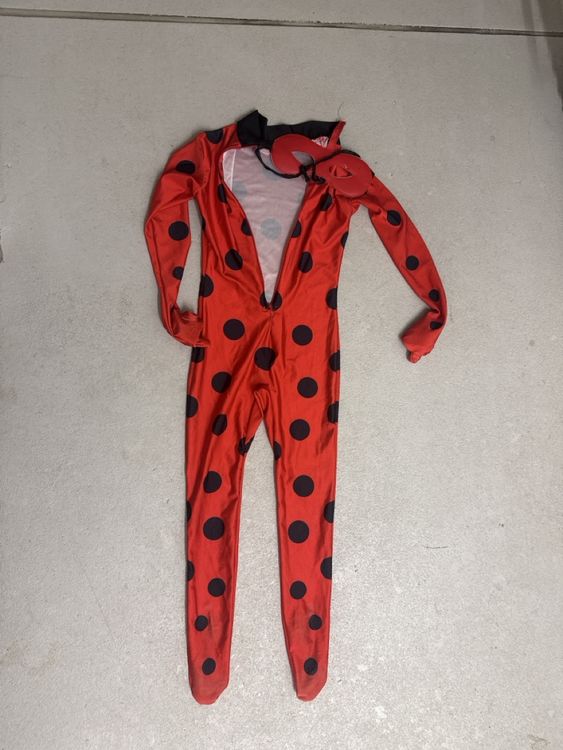 Miraculous Ladybug Kostüm Overall Gr. 116/122 Fasnacht (Gebraucht) in ...