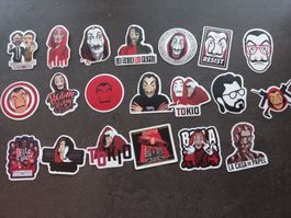 20 Sticker, Haus des Geldes / Casa Papel