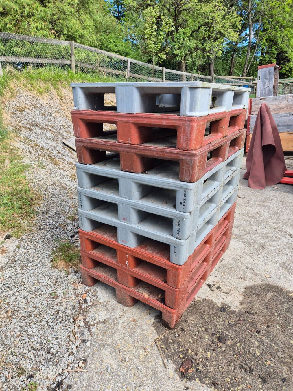 Pallets: Kunststoff-Palett  SBB Palett – Usato da Stein AR venduto da Bienli4 2