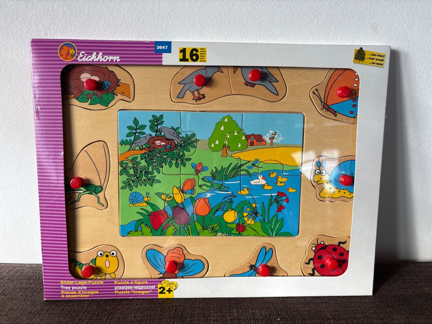 Eichhorn Puzzle: Eichhorn Holzpuzzle,16 Teile NEU – Nuovo e nell'imballaggio originale da Genève venduto da Livsonman