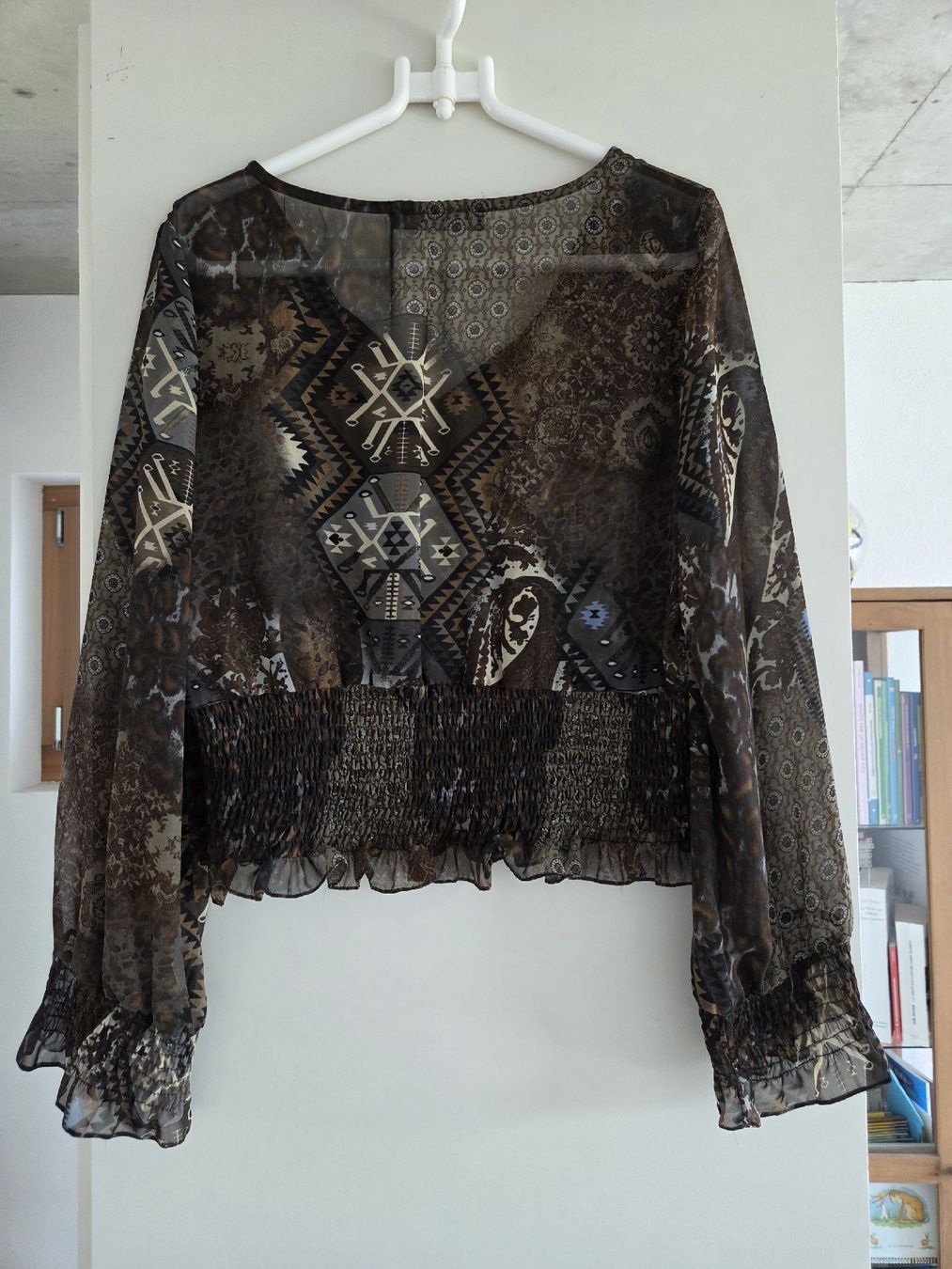Camicette: Damen Bluse Syndicate braun gemustert Gr. 38 – Usato da Villars-sur-Glâne venduto da richardette 2