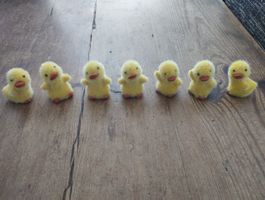 7 Süesse Küken Deko Figuren Ostern Frühling