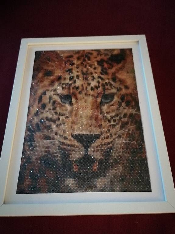 Kit bricolage: Diamond Painting Gepard – Usato da Ibach venduto da silberli01 1