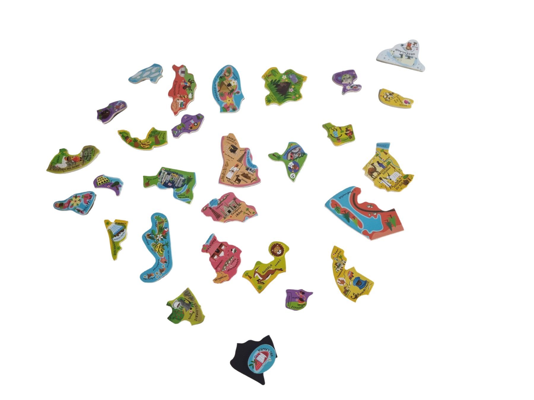 Janod Puzzles: JANOD PUZZLE Weltkarte magnetisch – Gebraucht aus Wangen b. Olten von Restwert_Wangen 3