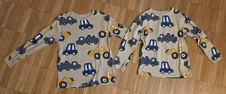 2x dünne Pullover Grösse 110-116 (Fahrzeuge)