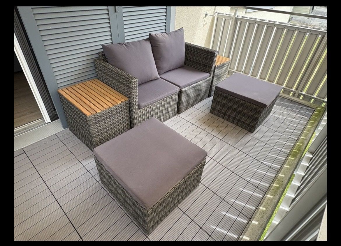 Sofas: Lounge / Gartensofa Rattan Balkonset – Gebraucht aus Horgen von chr_9h9v 2