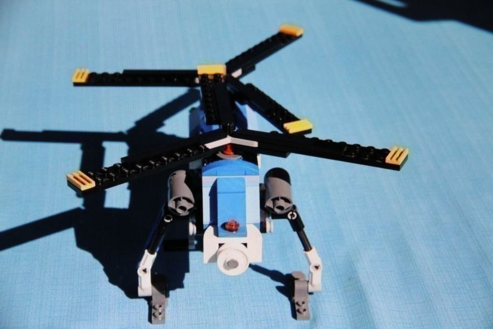 Lego Kit di costruzioni: Lego, Hubschrauber, 2 Rotoren, Seilwinde – Usato da Nesselnbach venduto da ubourson 6