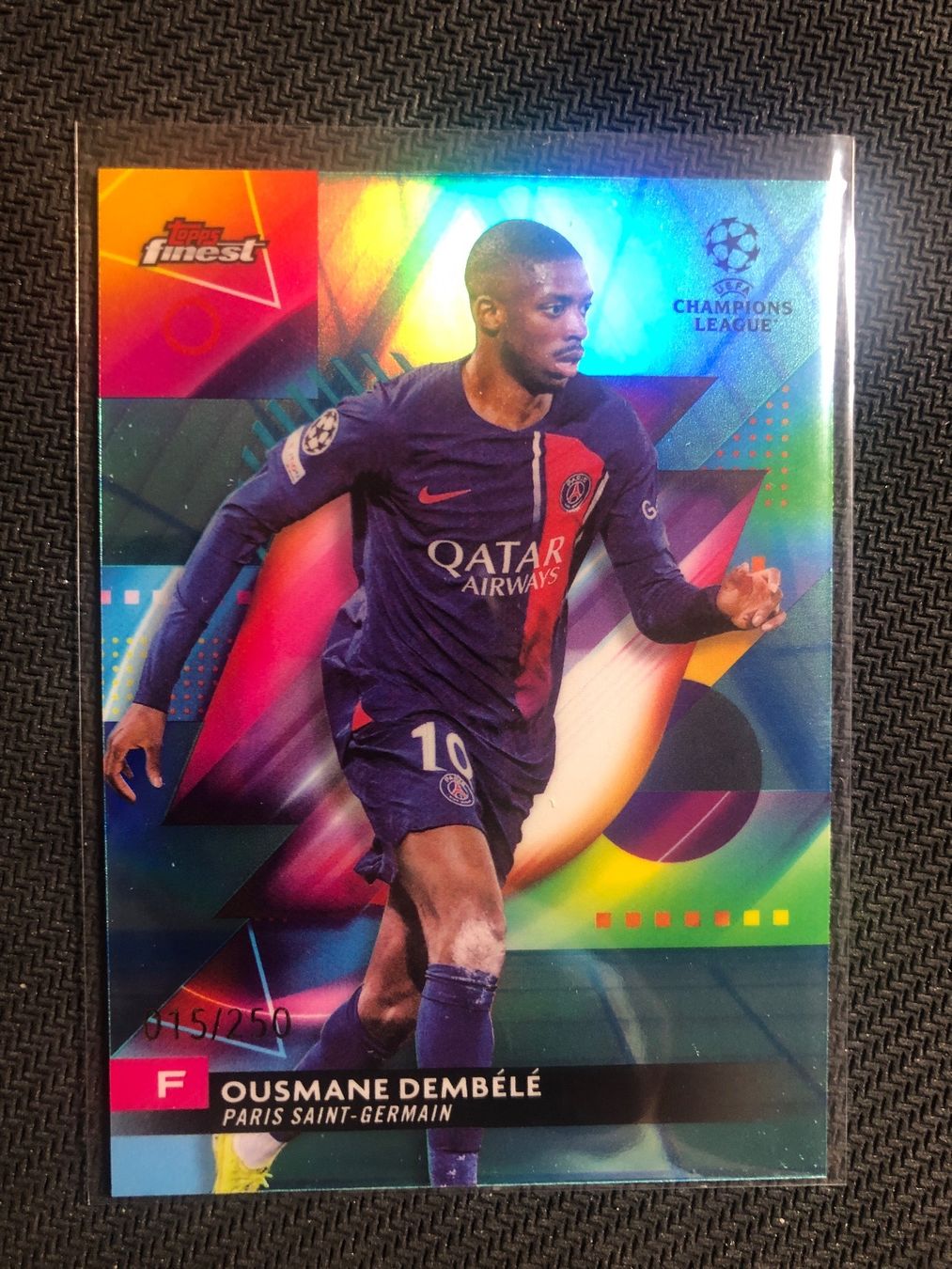 Topps Carte collezionabili: Topps Finest Ousmane Dembele PSG /250 – Usato da Wangenried venduto da Garagara