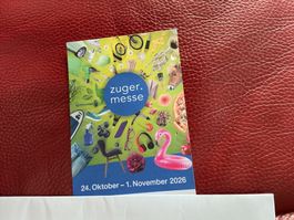 2 Tickets Zugermesse 24.0kt. 1.Nov. 26