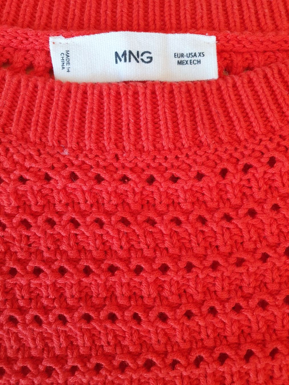 Mango Top: Pull en crochet orange MNG , taille XS – Nuovo (secondo la descrizione) da Courroux venduto da sv235 2
