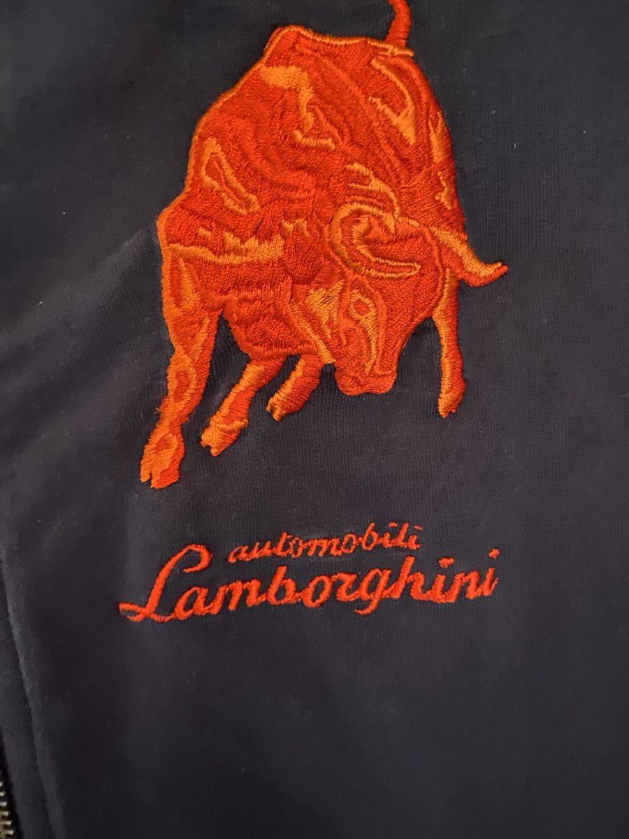 Lamborghini Giacche: Veste zippée Lamborghini bleu marine taille M – Usato da Geneve venduto da Monthoux13 2