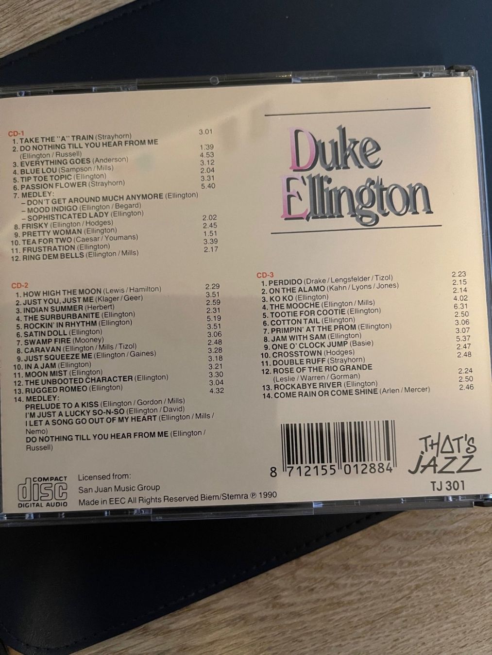 CD: Duke Ellington - 40 Great Performances! 3 cds – Usato da Versoix venduto da Jolicoeur71 1