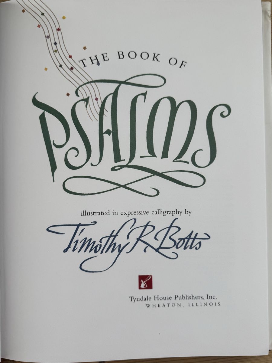 Libri: Psalmen Kalligraphie Psalms – Usato da Emmenbrücke venduto da Balmoral 2