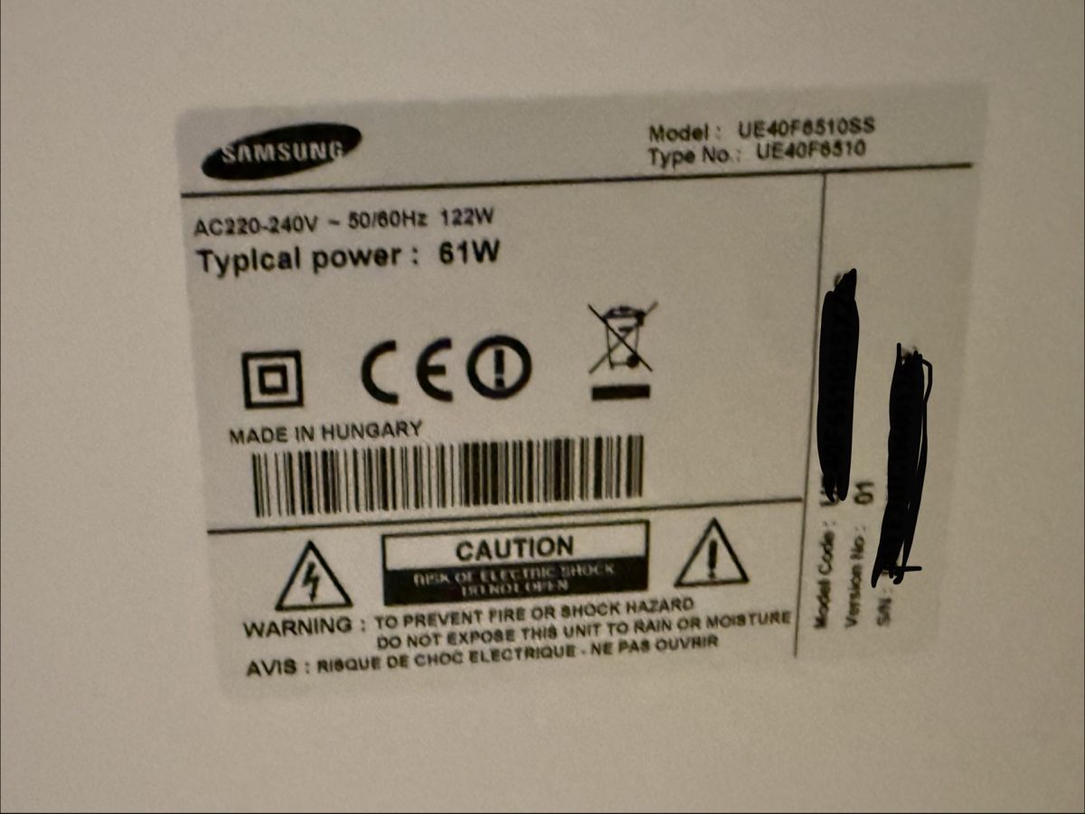 Fernseher: TV Samsung - 40 Zoll – Gebraucht aus Mauren von coffee.friend 3