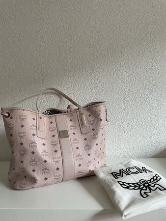 MCM Liz Shopper Large in Rosa - Original