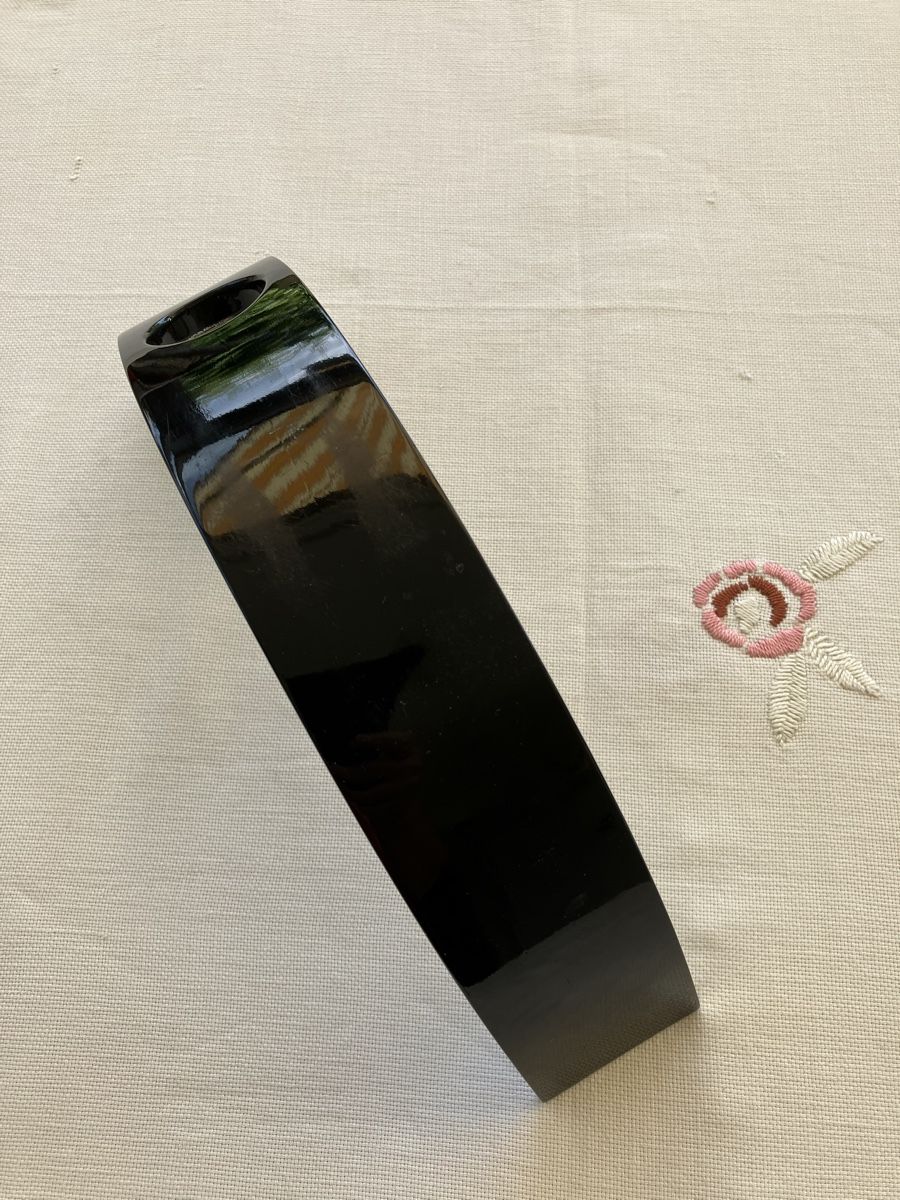 Portabottiglie: Flaschenhalter mit Blumendeko (lackiert) – Usato da Wettingen venduto da Aromat 4