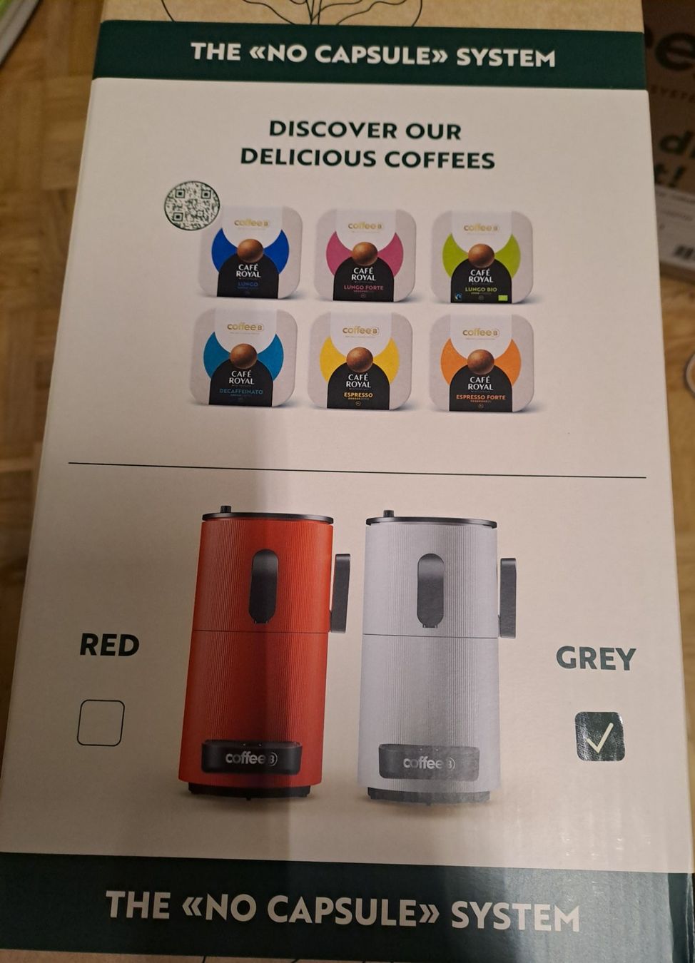Coffee B Macchine per caffè & Macchine per espresso: CoffeeB Horizon Kapselmaschine Rot und 6 Pack Kaffeekappseln – Nuovo e nell'imballaggio originale da Hauptwil venduto da jorami 3