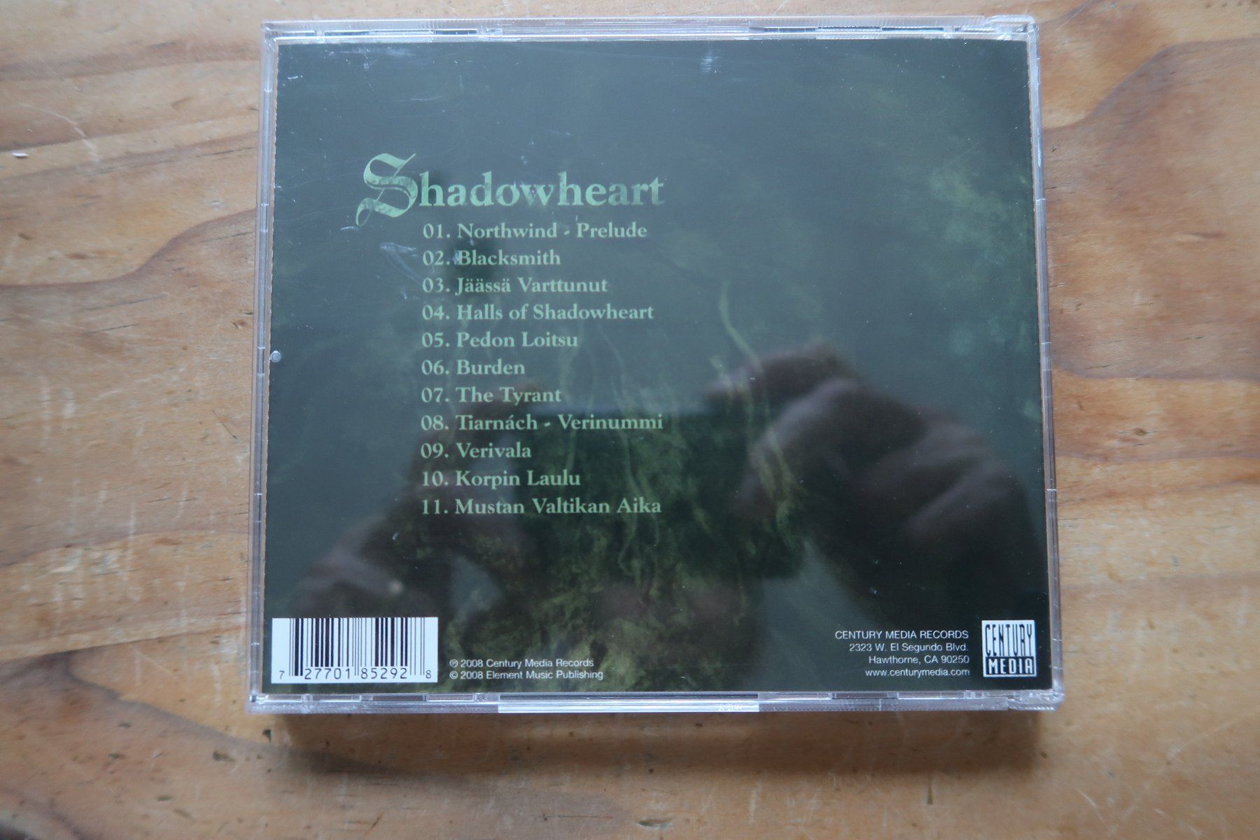 CD: KIVIMETSAN DRUIDI - SHADOWHEART - CD – Usato da Basel venduto da Patiscat 1