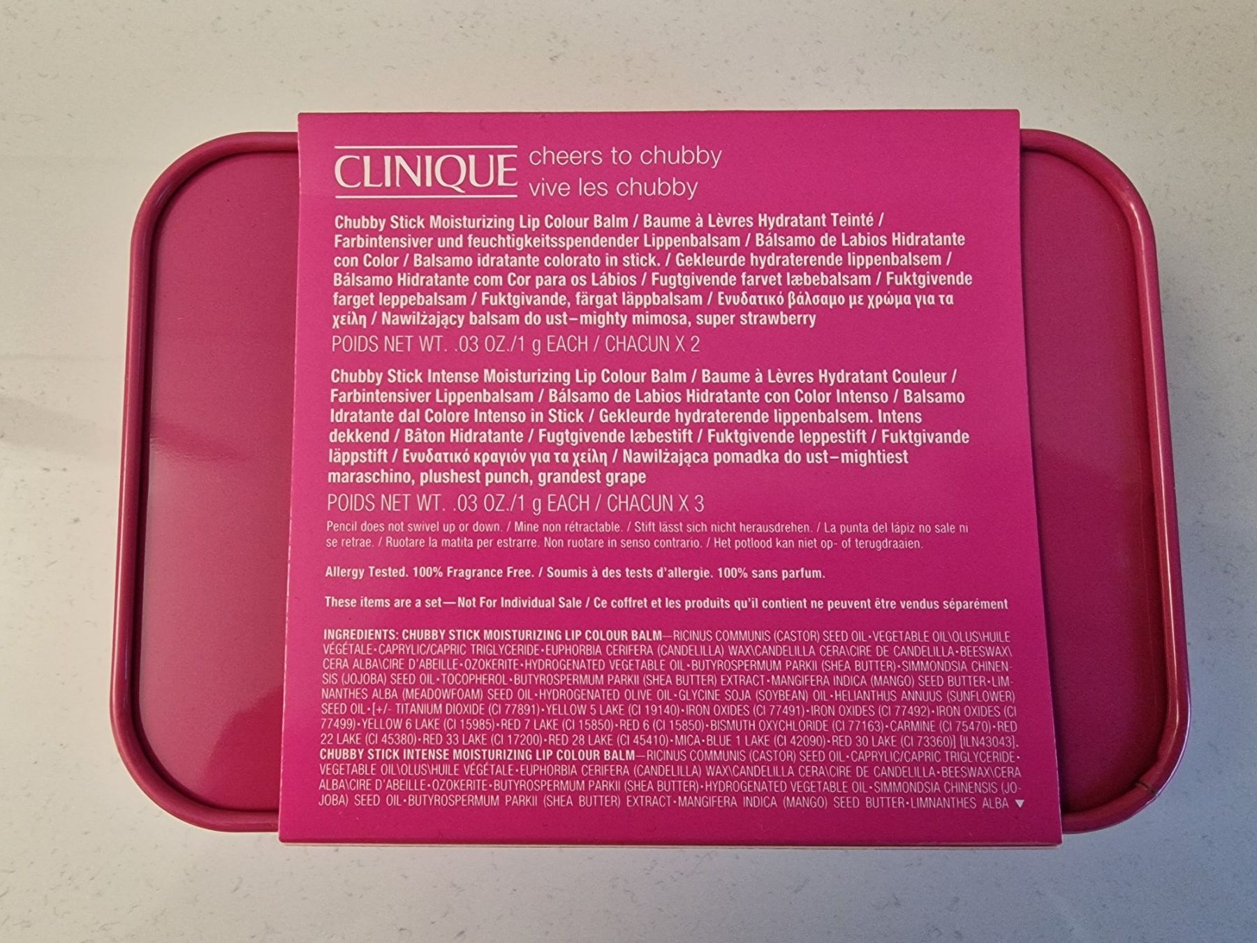 Clinique Make-up: Clinique Chubby Stick Set, 5 Stk. Neu, Originalverpackt – Neu und originalverpackt aus Gossau SG von lad_pwg5 2