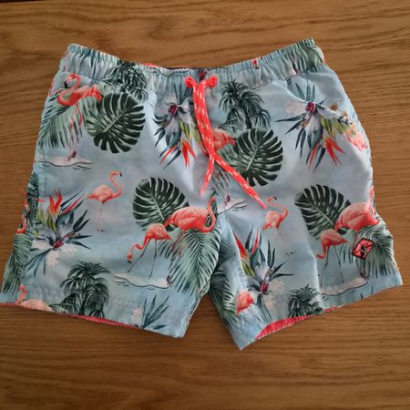 Badehose mit Flamingo Grösse 122/128 WE Fashion