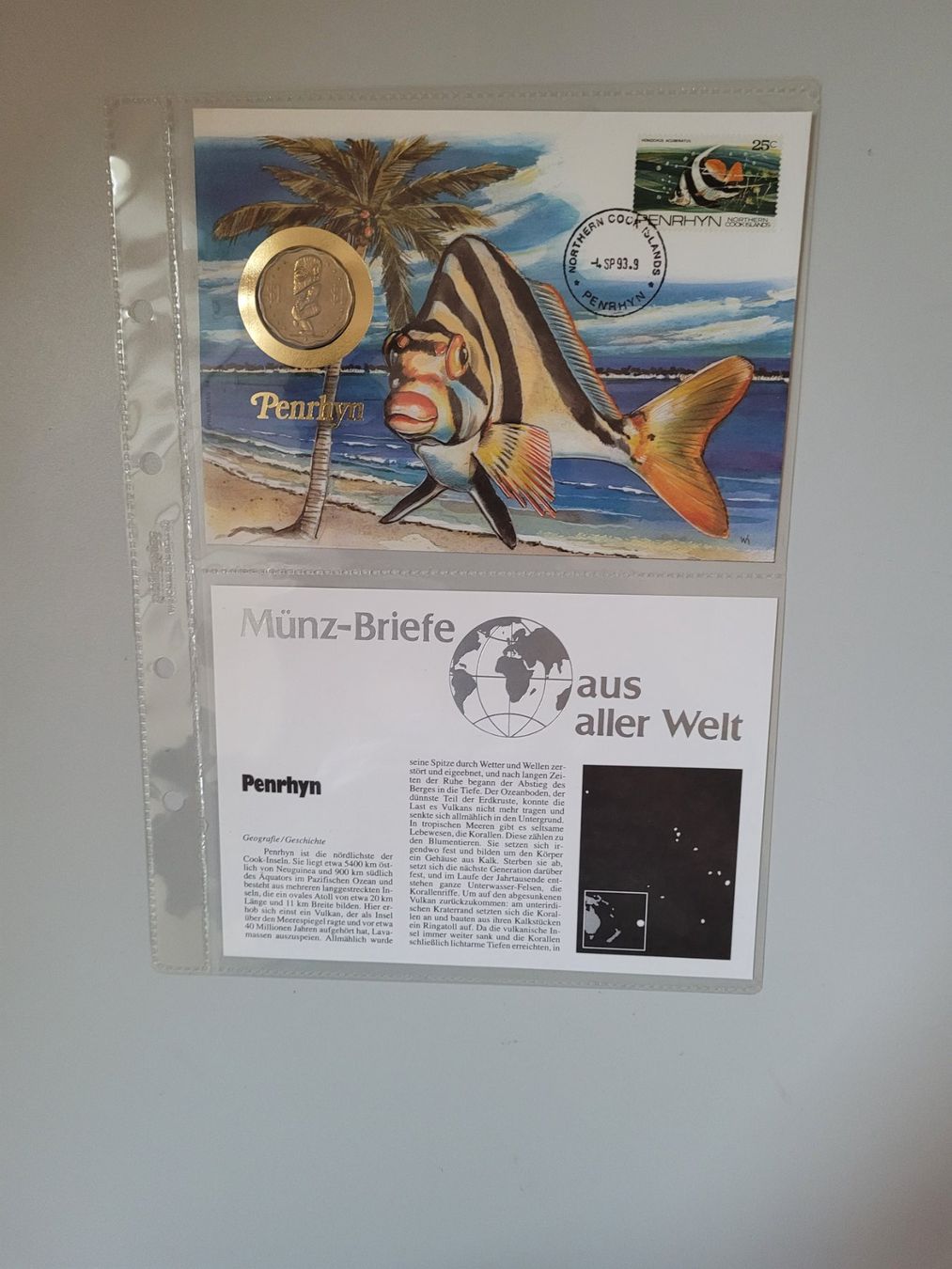 Tutti le monete: Münzbrief Penrhyn – Nuovo e nell'imballaggio originale da Bertschikon Gossau venduto da KEO2