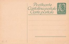 Postkarte Ganzsache ungelaufen - 10 Rp