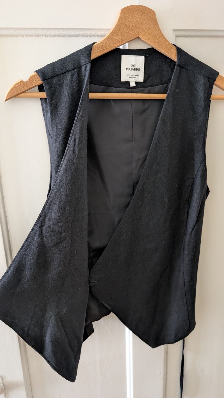 Pull&Bear Gilet & Giacche senza maniche: Weste Pull&Bear schwarz Grösse S - neuwertig – Nuovo (secondo la descrizione) da Zürich venduto da adormideras 1