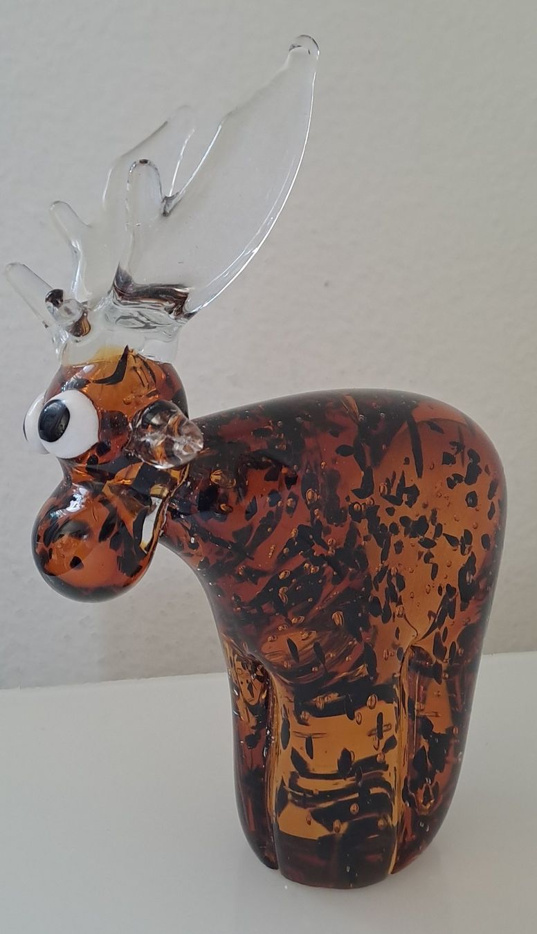 Statuette: Origineller Elch aus Muranoglas – Usato da Wallisellen venduto da prada008 2