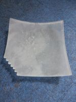 spezieller Glasteller Platte B. Eberle Glas Teller