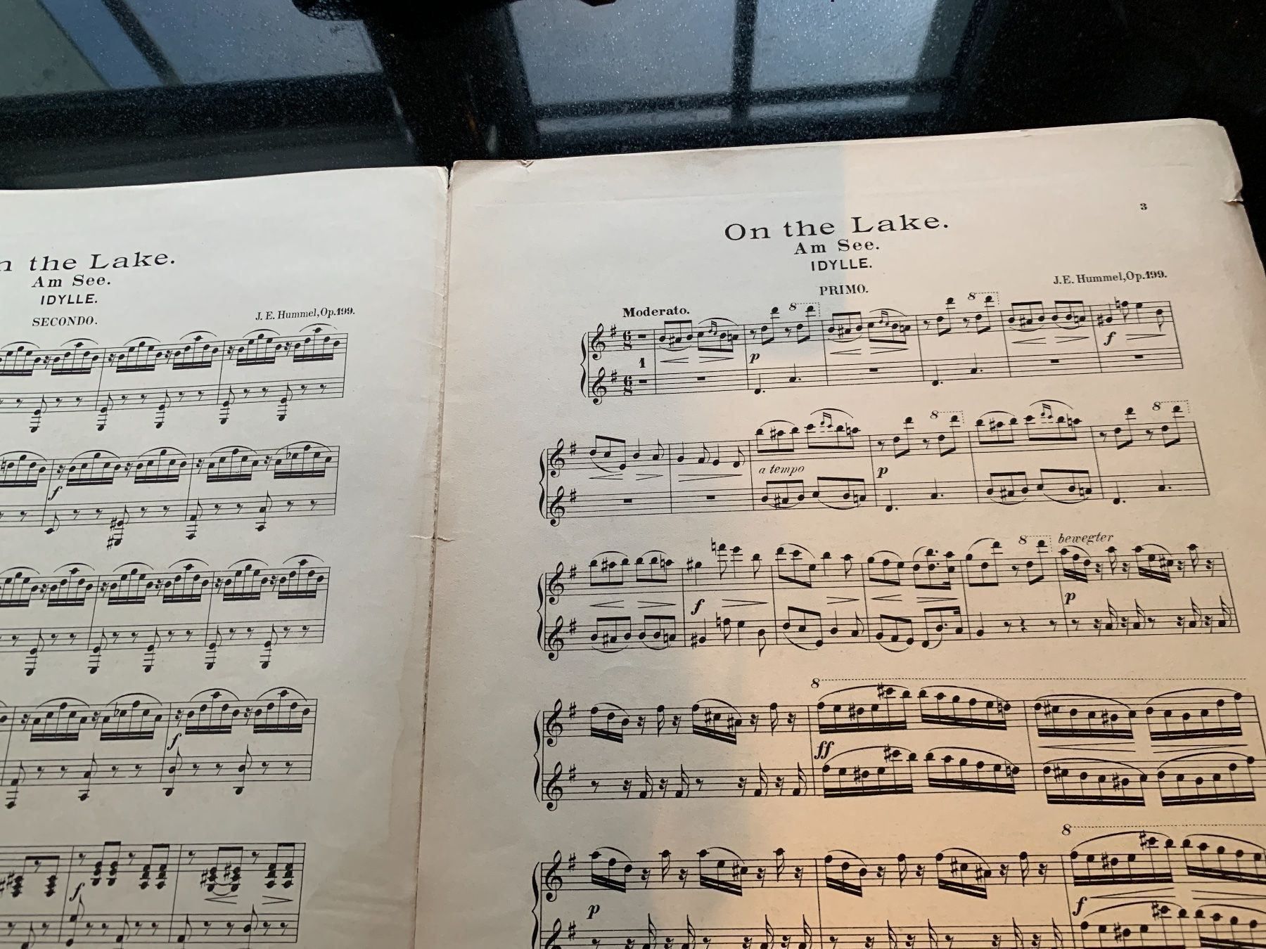 Musikinstrumente: Klaviernoten J.E. Hummel  4 Hände – Gebraucht aus Oberweningen von Ardnas89 2