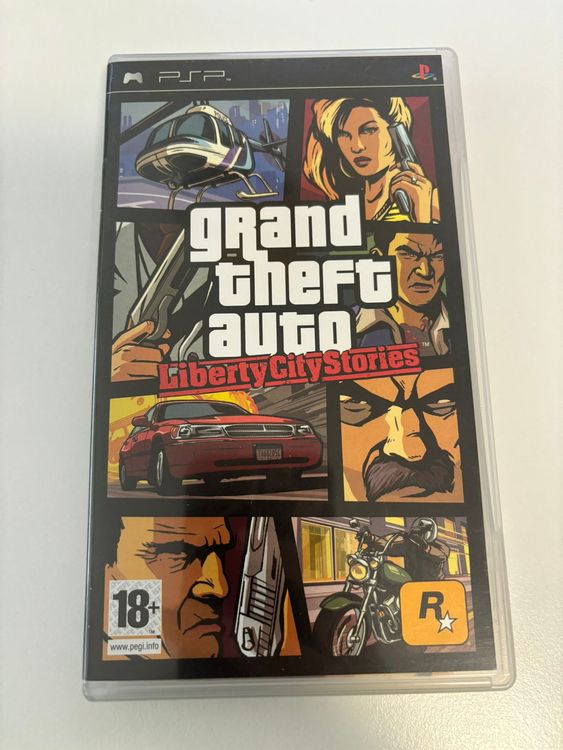 GTA Liberty City Stories Sur Sony PSP - Complet Avec Notice Et Boîtier, Très Bon état, Jeu Culte