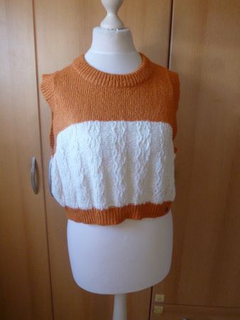 NOISY MAY Pullover Strickpullover Pullunder kurz Gr. S GILET