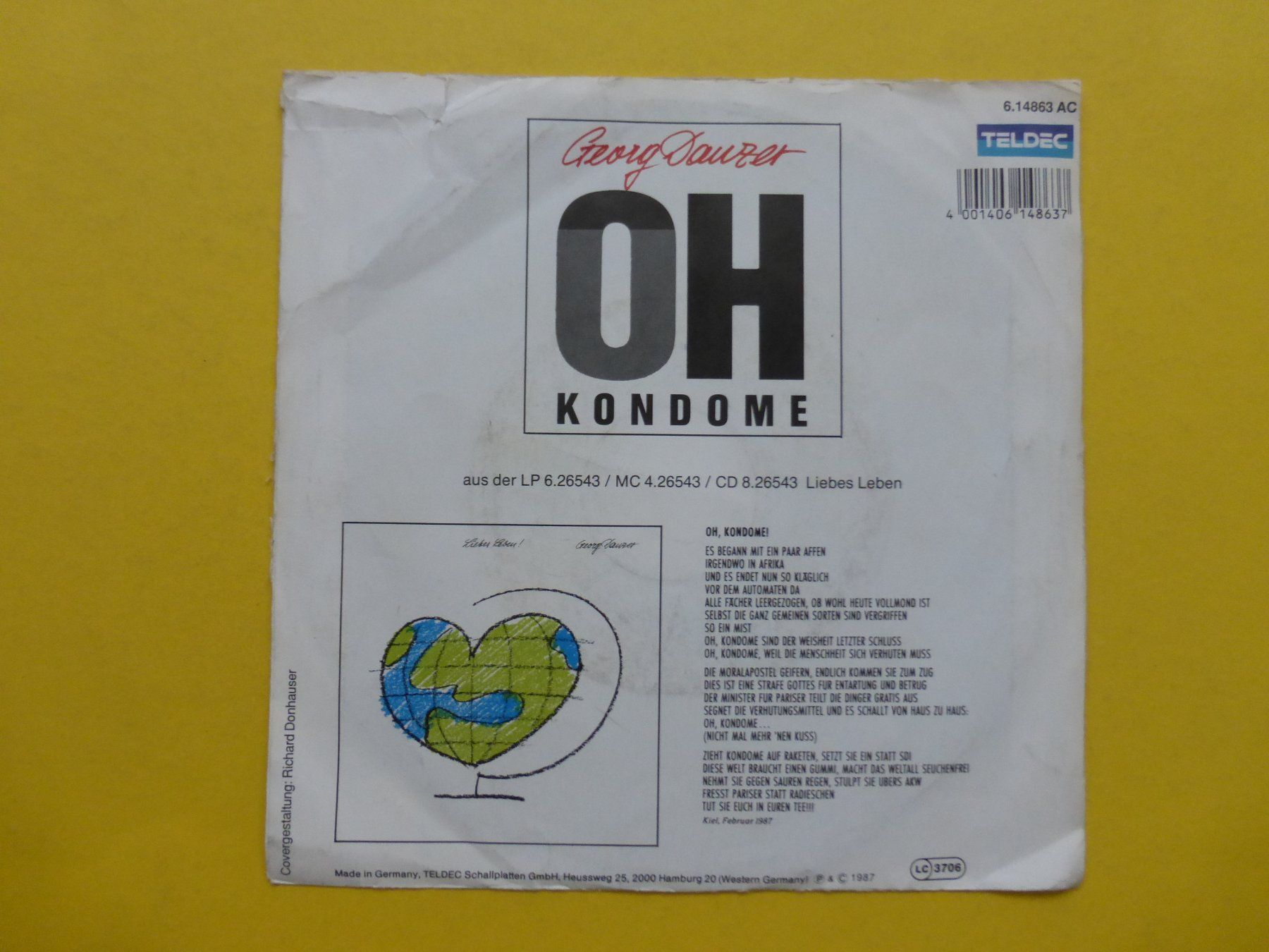 Schallplatten: Georg Danzer – Oh Kondome – Gebraucht aus Zürich von Swiss57 1