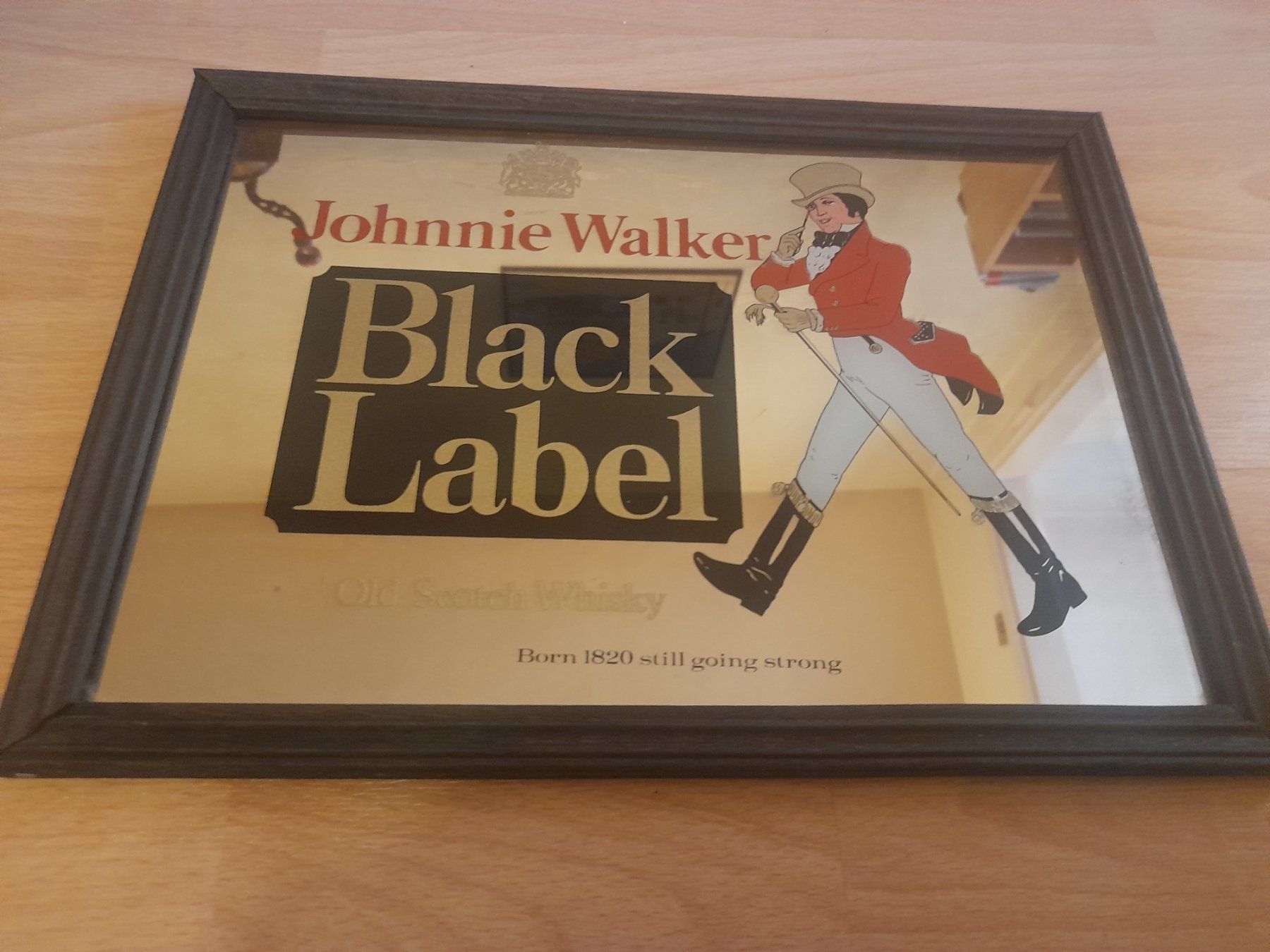 Specchi: Johnnie Walker Black Label Spiegel Bar Deko – Usato da Lustmühle venduto da chevi03 2
