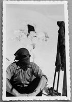 Privatfoto, Unikat, 1941 - Melchser-Frutt, Kerns, Skifahren