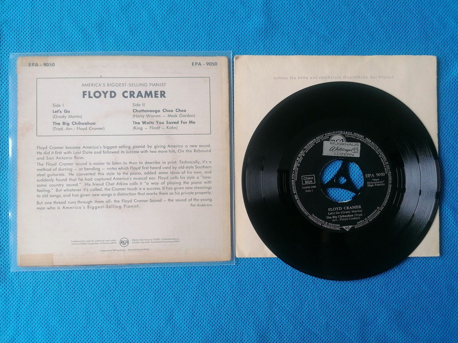 Dischi in vinile: Floyd Cramer – Let's Go - RAR!! – Usato da Emmenbrücke venduto da lamorak 1