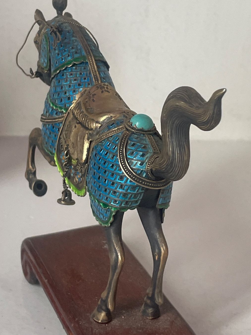 Statuette: Pferde 925 Silber Chinese – Usato da Minusio venduto da Pink222