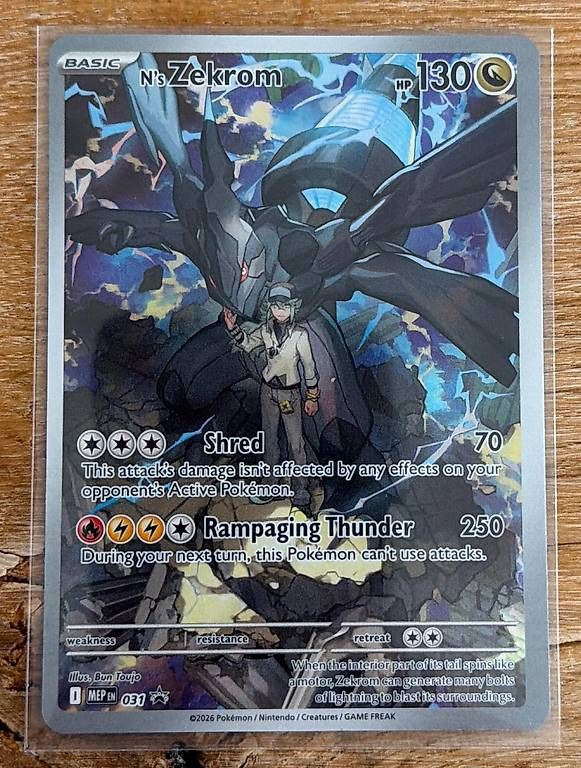 Carte collezionabili: N's Zekrom  MEP 031 | Pokémon TCG – Usato da Dübendorf venduto da CollectiQz