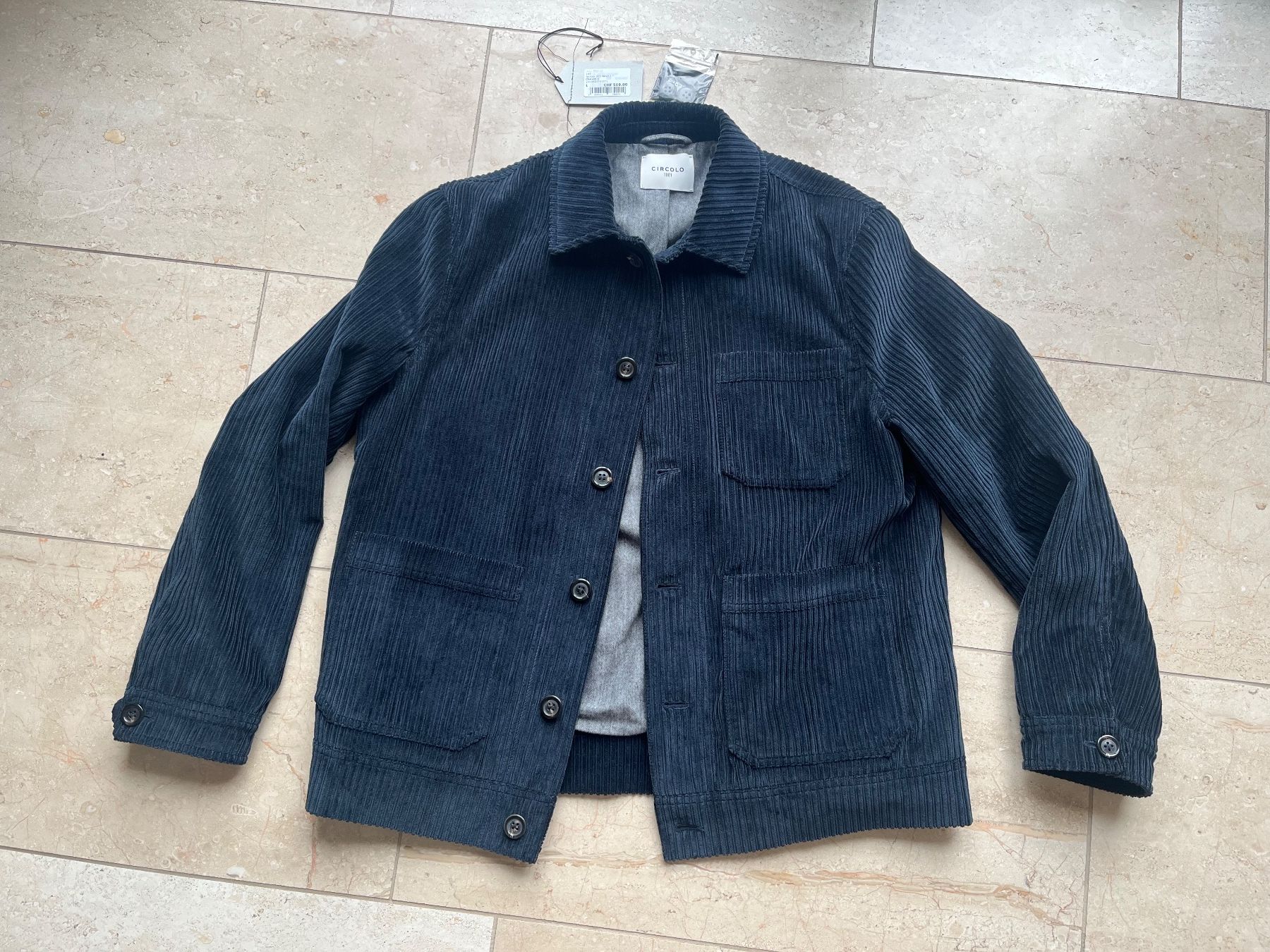Circolo Giacche: Circolo Corduroy Jacket Navy - L – Usato da Wangen b. Olten venduto da ricochet56
