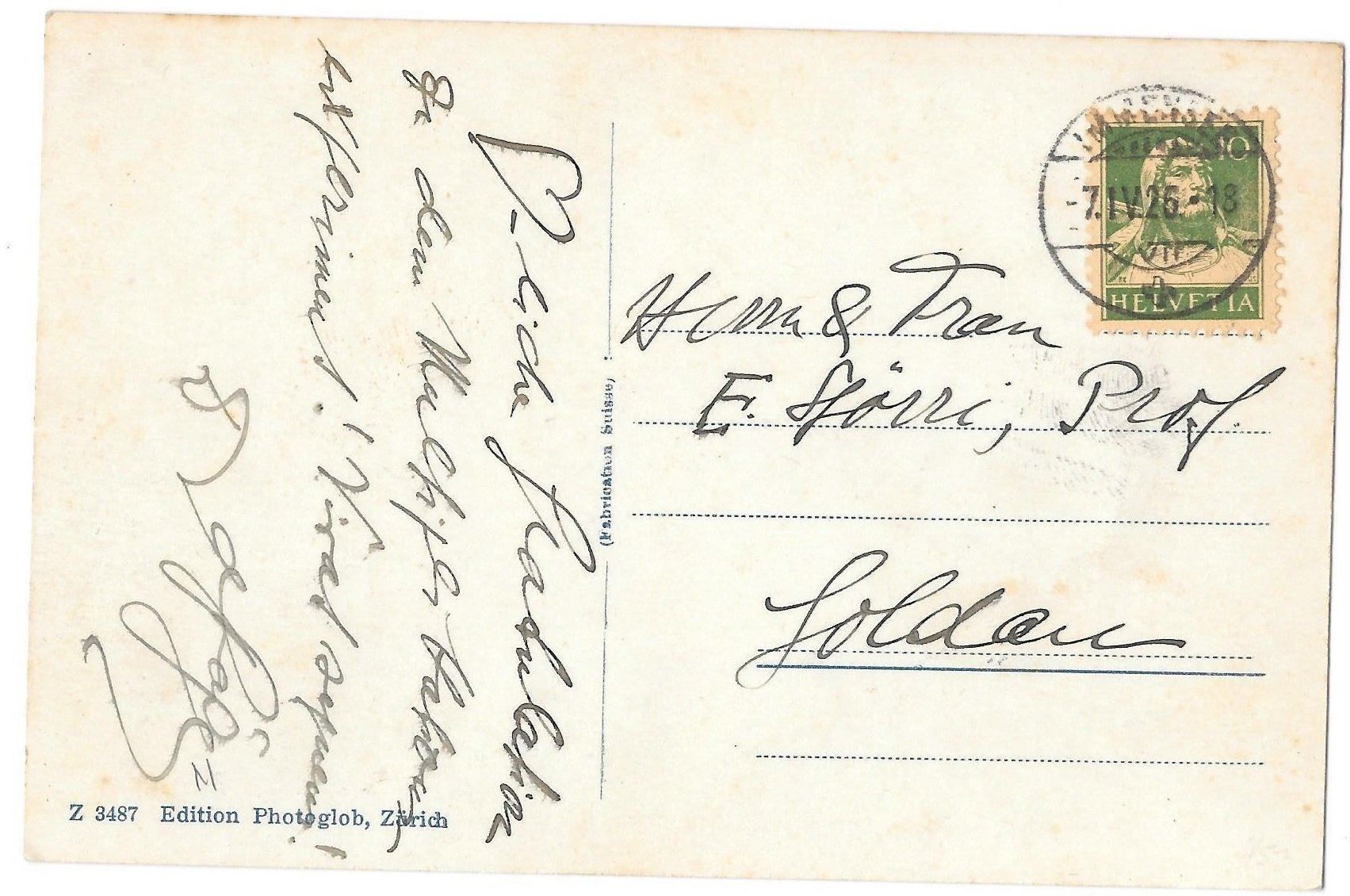 Cartoline postali: Küssnacht am Rigi Teilansicht – Usato da Olten venduto da clotaldi 1