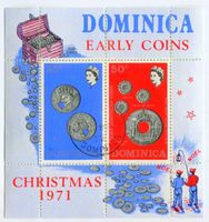 Block "Münzen". Dominica