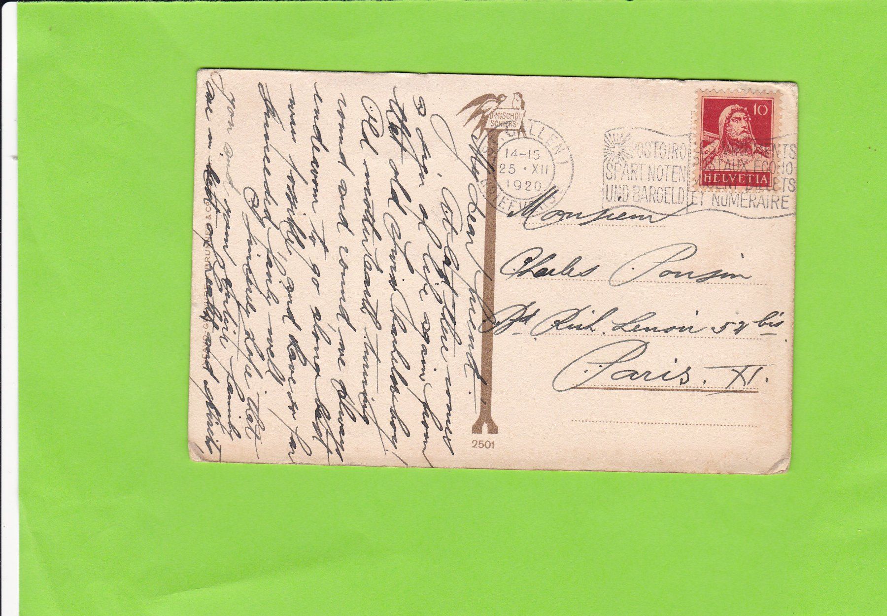 Cartoline postali: Heimat: Bergkirche – Usato da St. Peterzell venduto da neckertal 1