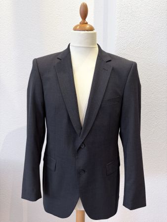 Strellson Premium Sakko Gr. 46 Grau Super 120 Stretch
