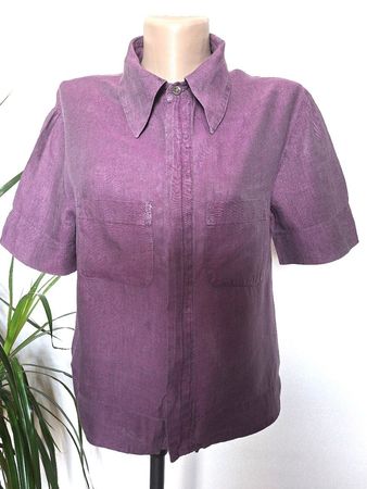 Chemise femme manche courte en Lin - NILE– Gr. M
