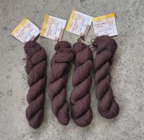 4x Rosy Green zertifizierte Bio Merino Wolle